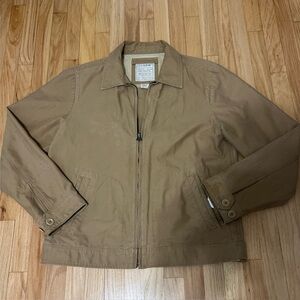 J.Crew Harrington Jacket Military Bomber Broken In Medium Distressed Worn Look